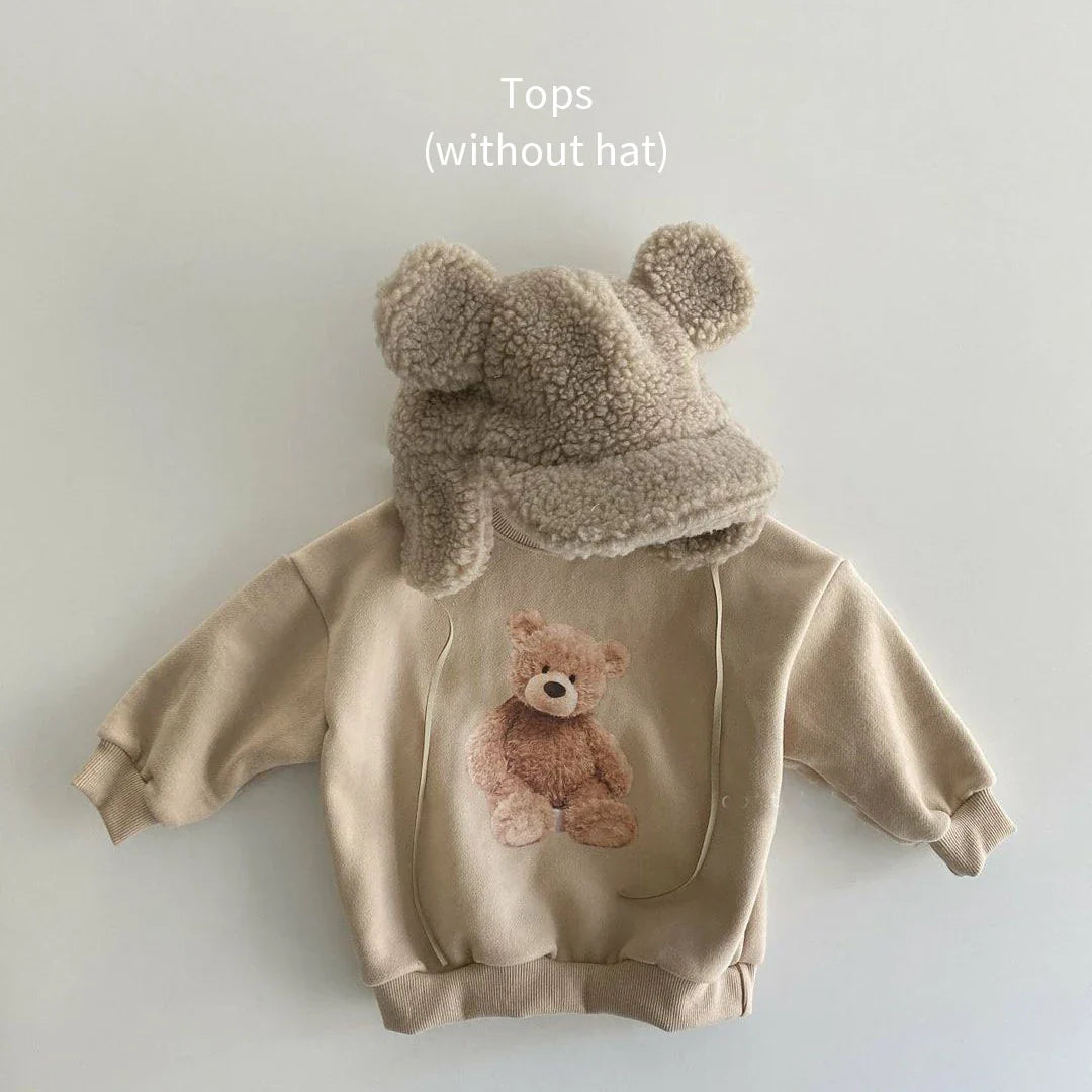 Sweatshirt with Teddy Bear for Children Multivariant-5