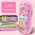 3D decorated EVA Pencil Box for children multivariant-5